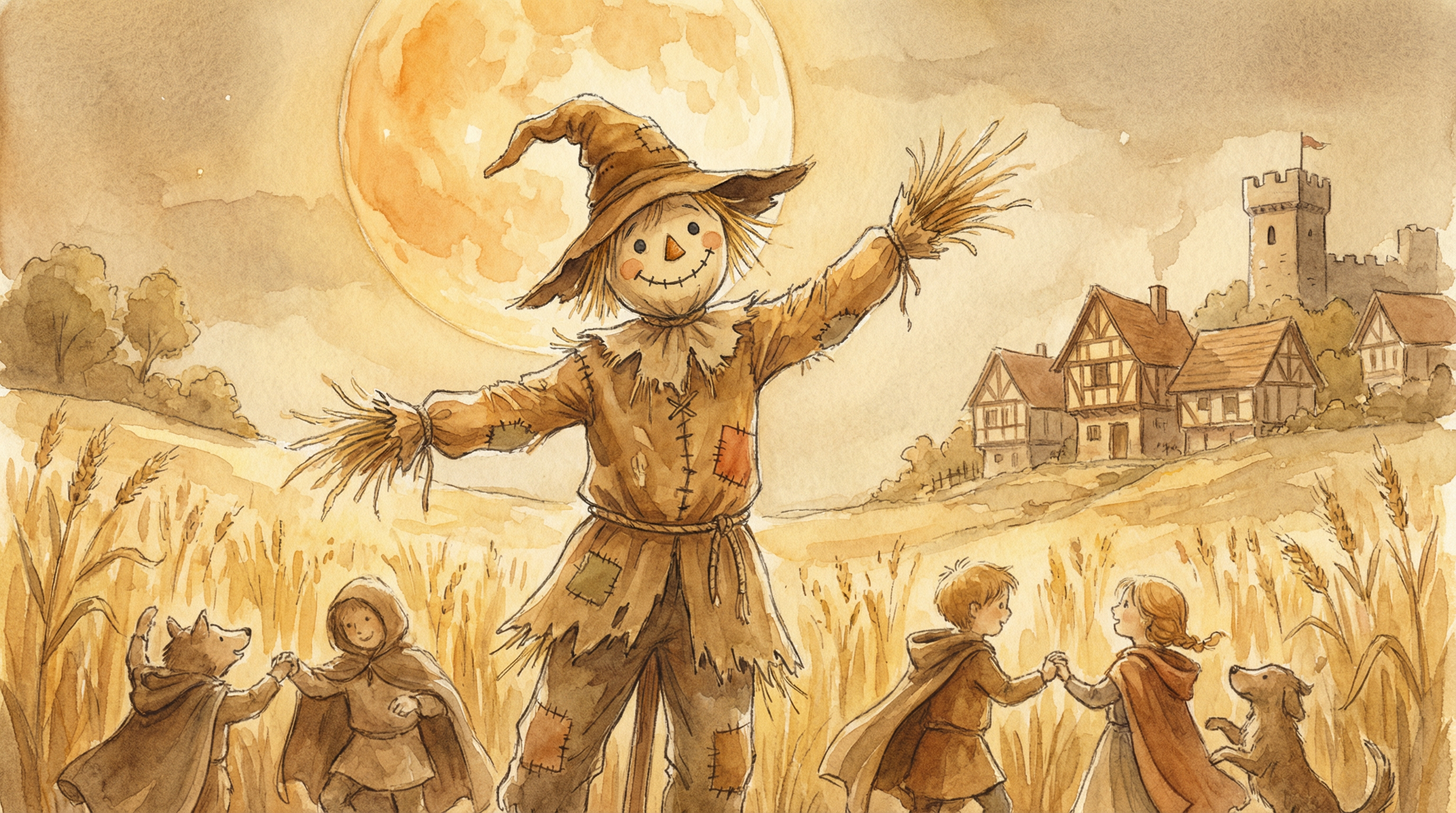 Illustration for Dingle Dangle Scarecrow