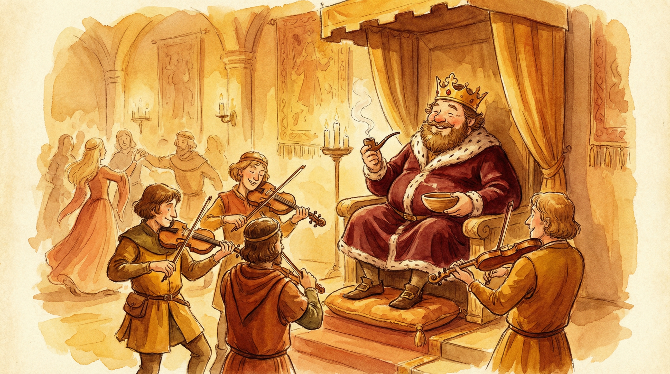 Illustration for Old King Cole