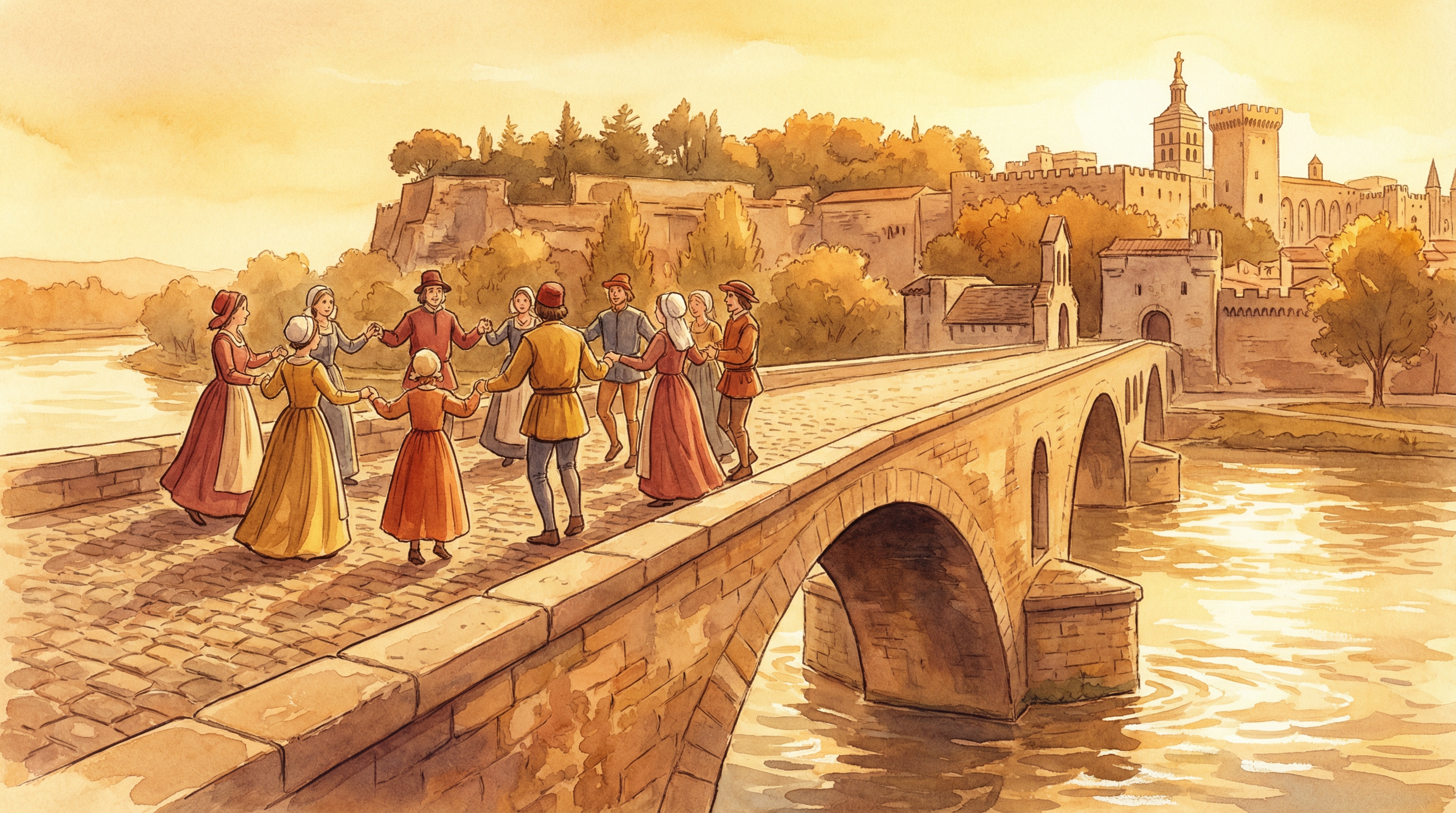 Sur le Pont d'Avignon