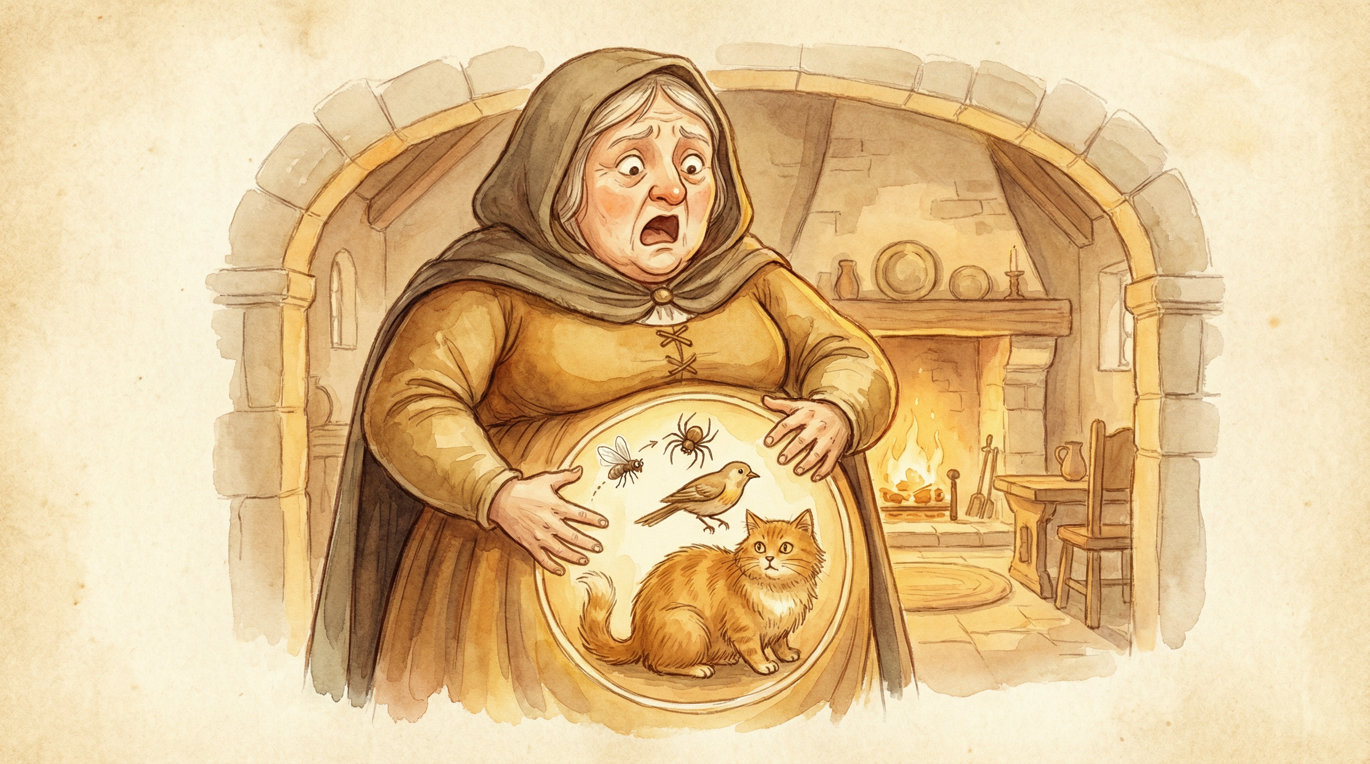 There Was an Old Woman Who Swallowed a Fly